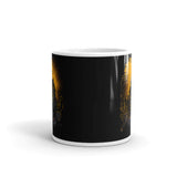 Halloween Night White glossy mug