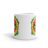 Colorful Alien White glossy mug