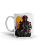 Firefighter White glossy mug