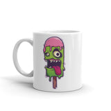 Zombie Ice Cream 1 White glossy mug