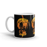 Cryptid Pumpkin White glossy mug