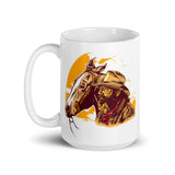 Cowboy White glossy mug