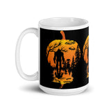 Cryptid Pumpkin White glossy mug