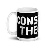 Conspiracy Theorist White glossy mug