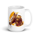 Cowboy White glossy mug