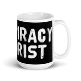 Conspiracy Theorist White glossy mug