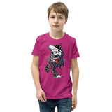 Skull Biker Youth Short Sleeve T-Shirt