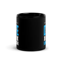 It's Dive O'Clock Somewhere Black Glossy Mug