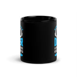 Always be Nice to a Diver Black Glossy Mug