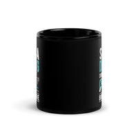 I'd Rather Be Scuba Diving Black Glossy Mug