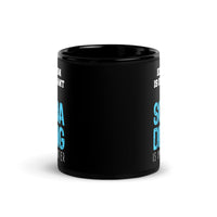 Scuba Diving in Importanter Black Glossy Mug