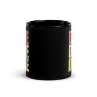 Dive Dive Dive Black Glossy Mug