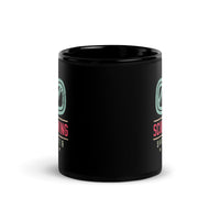 Scuba Diving Underwater Addict Black Glossy Mug