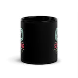 Scuba Diving Underwater Addict Black Glossy Mug