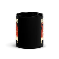 I'd Rather be Scuba Diving Black Glossy Mug