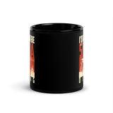 I'd Rather be Scuba Diving Black Glossy Mug