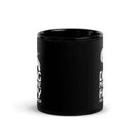 Diving Makes Me Happy Black Glossy Mug