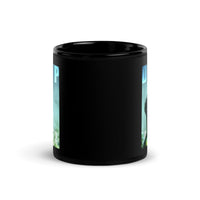 Deep House Diver Black Glossy Mug