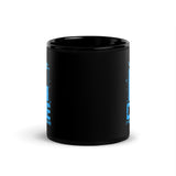 Dive (It Reduces Pressure) Black Glossy Mug