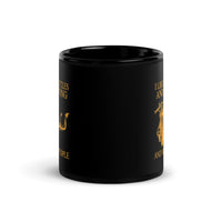 Motorcycles and Skydiving Black Glossy Mug