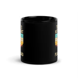 The Sky is Not My Limit Black Glossy Mug