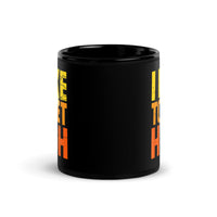 I Like to Get High Black Glossy Mug