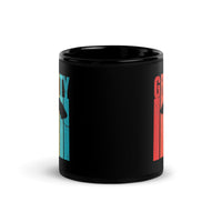 Gravity Black Glossy Mug