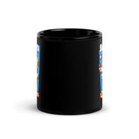 Bad Santa Black Glossy Mug