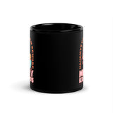 Naughty Children Beware (Krampus) Black Glossy Mug