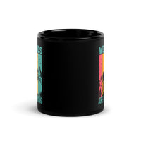 Weekends are for Hiking Black Glossy Mug