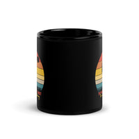 The More People I Meet (The More I Love Hiking) Black Glossy Mug