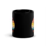 The More People I Meet (The More I Love Hiking) Black Glossy Mug