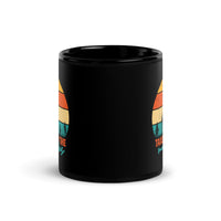 Take Me to the Mountains Black Glossy Mug