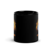 My Life My Adventure My Freedom Black Glossy Mug