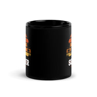 Summer Black Glossy Mug