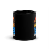 Sunny Daze Black Glossy Mug