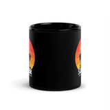 Summer Vibes Black Glossy Mug