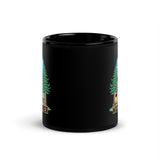 Wild Summer Black Glossy Mug