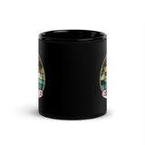 Hello Summer Black Glossy Mug