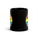 Beach Black Glossy Mug