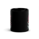 Horror Reindeer 1 Black Glossy Mug