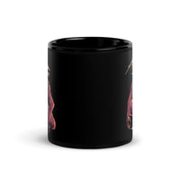 Horror Reindeer 2 Black Glossy Mug