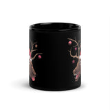 Horror Reindeer 5 Black Glossy Mug