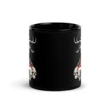 Horror Reindeer 6 Black Glossy Mug