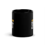 I Support the 2nd Black Glossy Mug