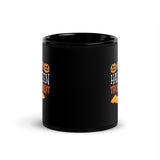 Happy Halloween Trick or Treat Black Glossy Mug