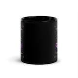 O Christmas Tea Black Glossy Mug