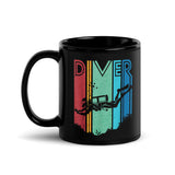 Diver Black Glossy Mug