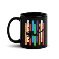 Scuba Diver Black Glossy Mug