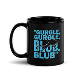 Gurgle Blub Black Glossy Mug